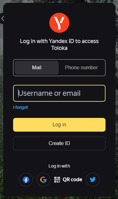 Toloka Yandex